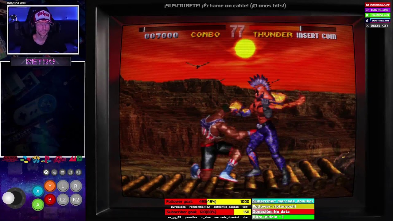 [ESP/ENG] BigInstinct TEST. Emulador de U64 (Killer Instinct 1/2) ¿Lograré 1CC? MULT1STREAM ON