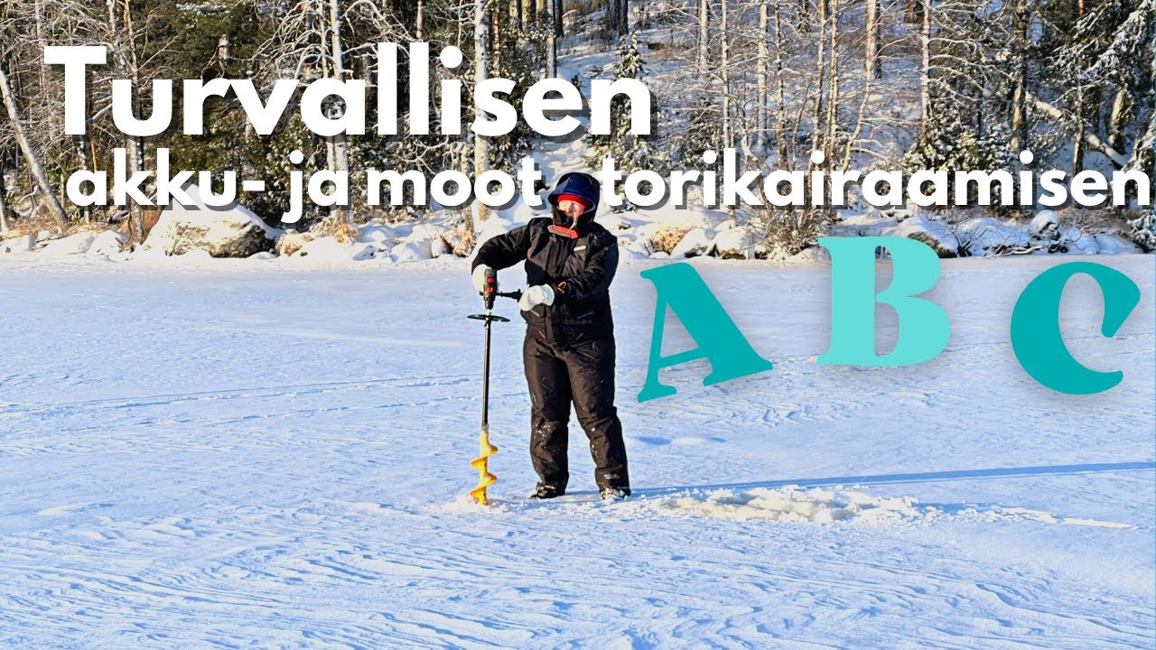 Turvallisen akku- ja moottorikairaamisen ABC