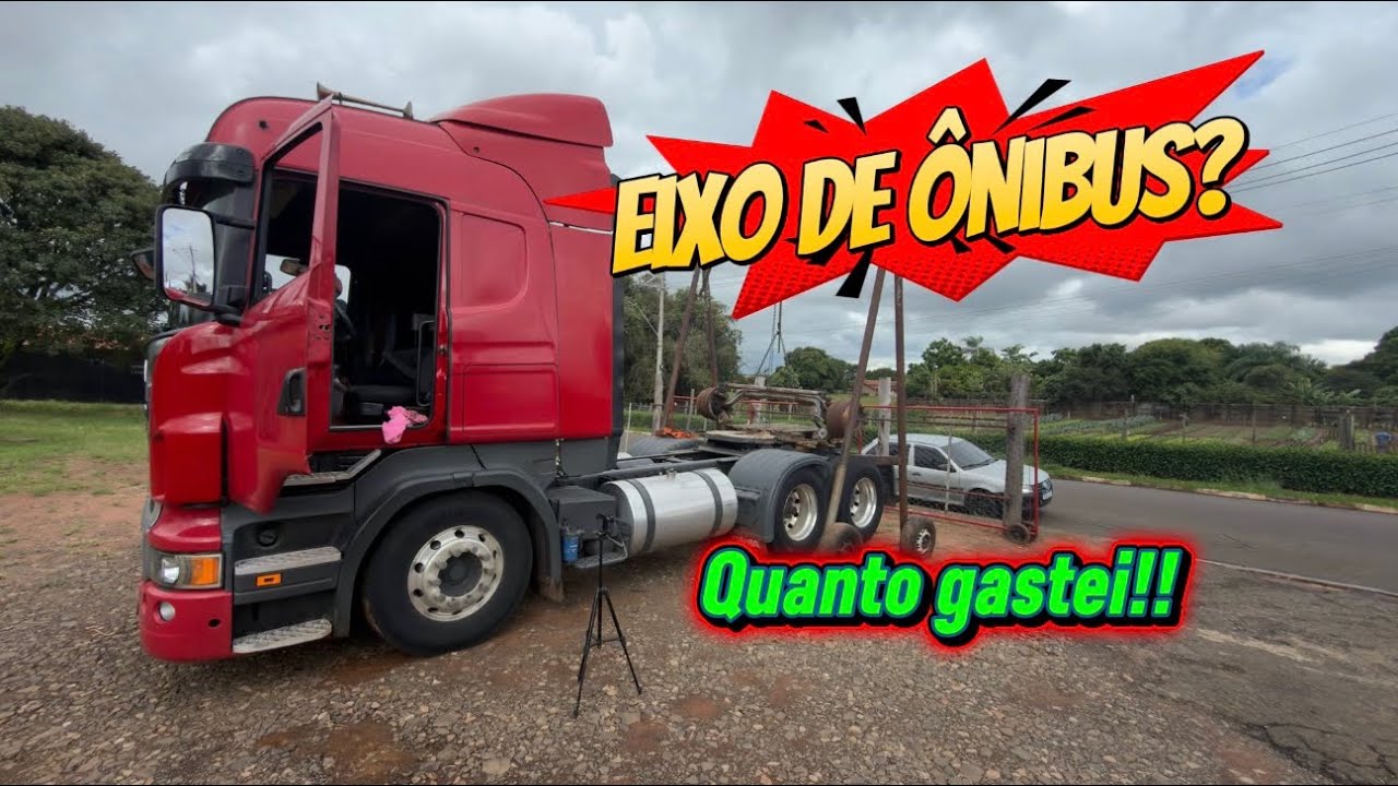 Vamos colocar eixo de ônibus na dianteira do Highline.VLOG