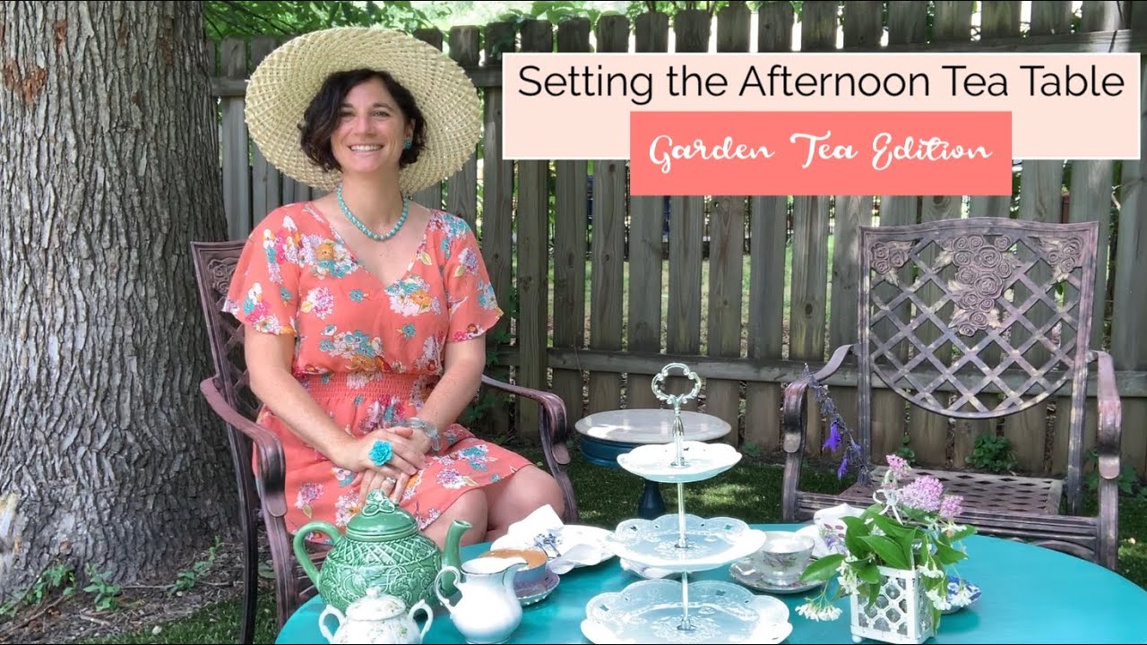 Afternoon Tea Table Setting - Garden Edition  #afternoontea #gardentea #teaparty