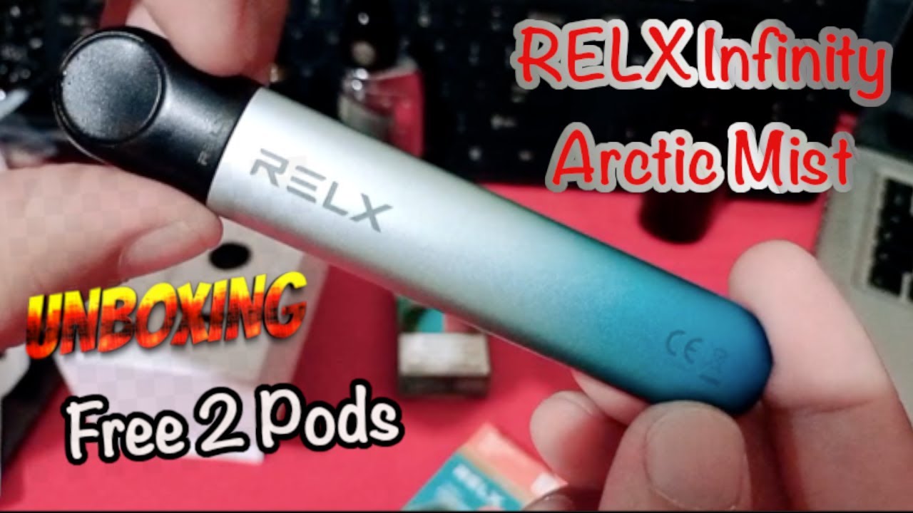 Relx Infinity Arctic Mist with 2 Free pods Unboxing and Tutorial