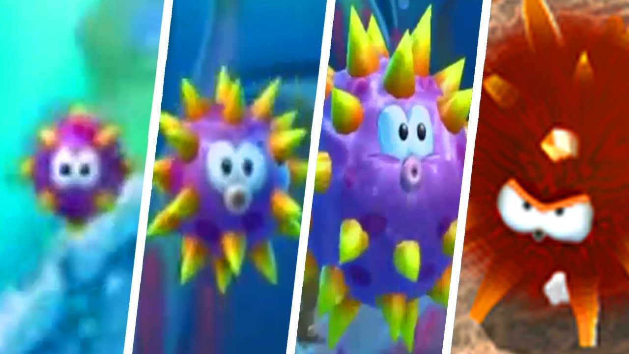 Evolution of Urchin in Super Mario Games (1990 - 2018)