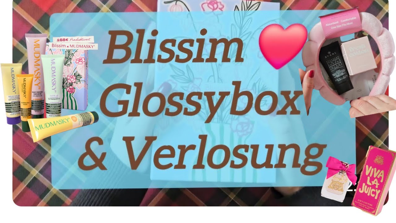 Blissim x Glossybox x Mudmasky Februar 2026 ❤️  & Verlosung