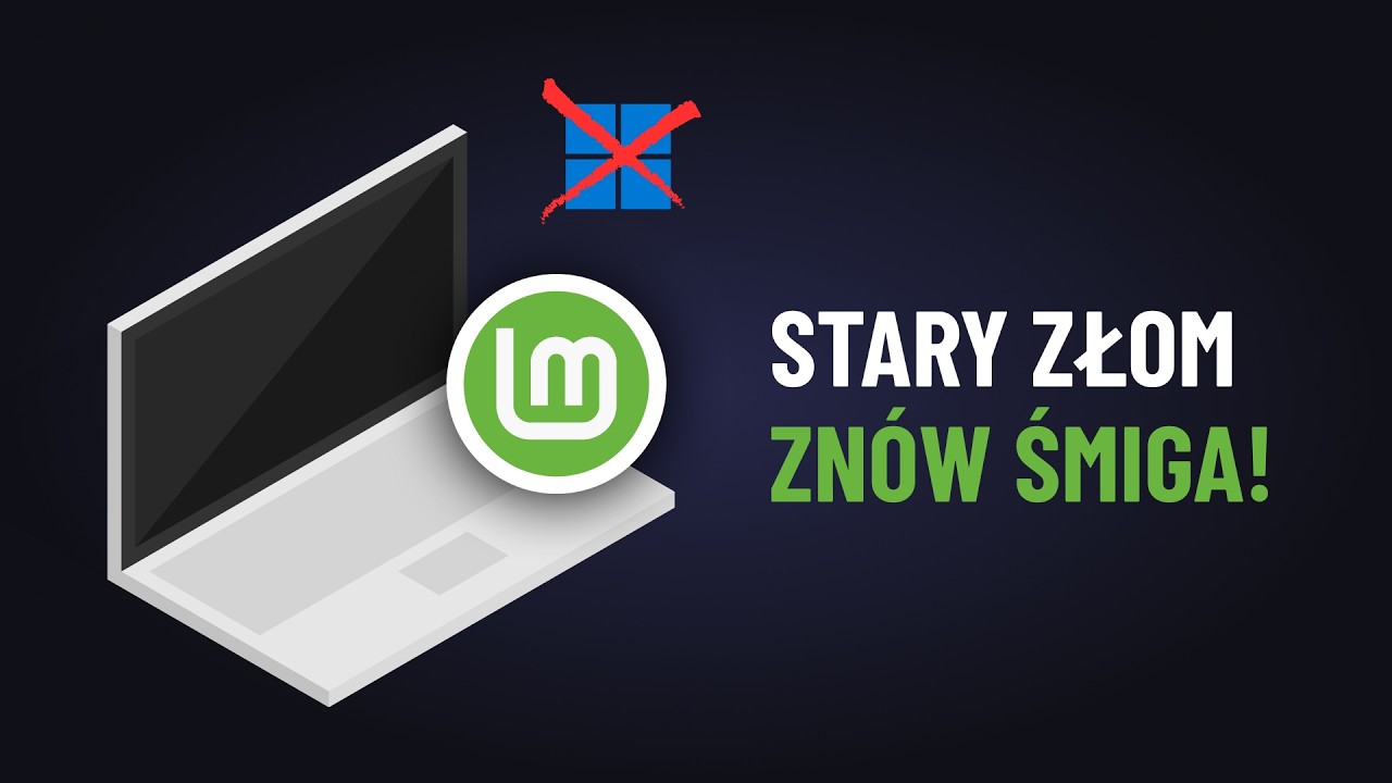 Instalujemy Linux Mint na 13-letnim laptopie!