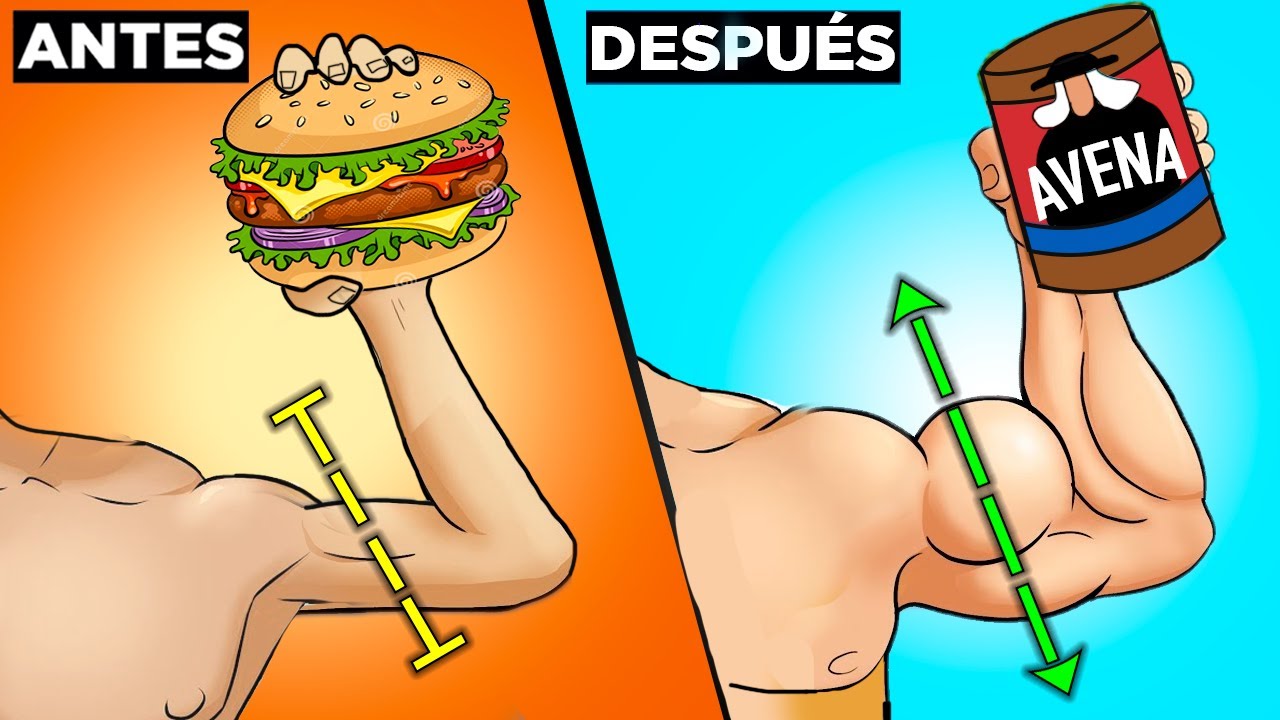 13 MEJORES ALIMENTOS para AUMENTAR MASA MUSCULAR - [ GANA MÚSCULO RAPIDO comiendo esto ]