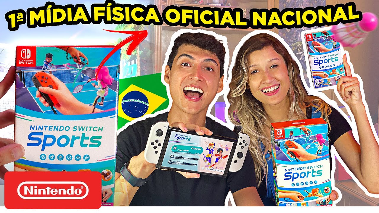 Esse ítem HISTÓRICO pra Nintendo chegou ao Brasil! - VEJA A PRIMEIRA MÍDIA FÍSICA OFICIAL NACIONAL