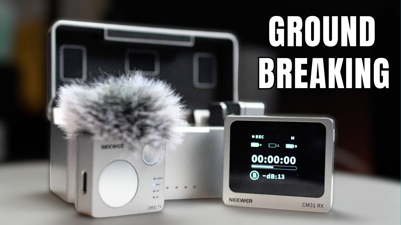 Neewer CM31 Wireless Mic – 1000ft Range & 14-Hour Recording!
