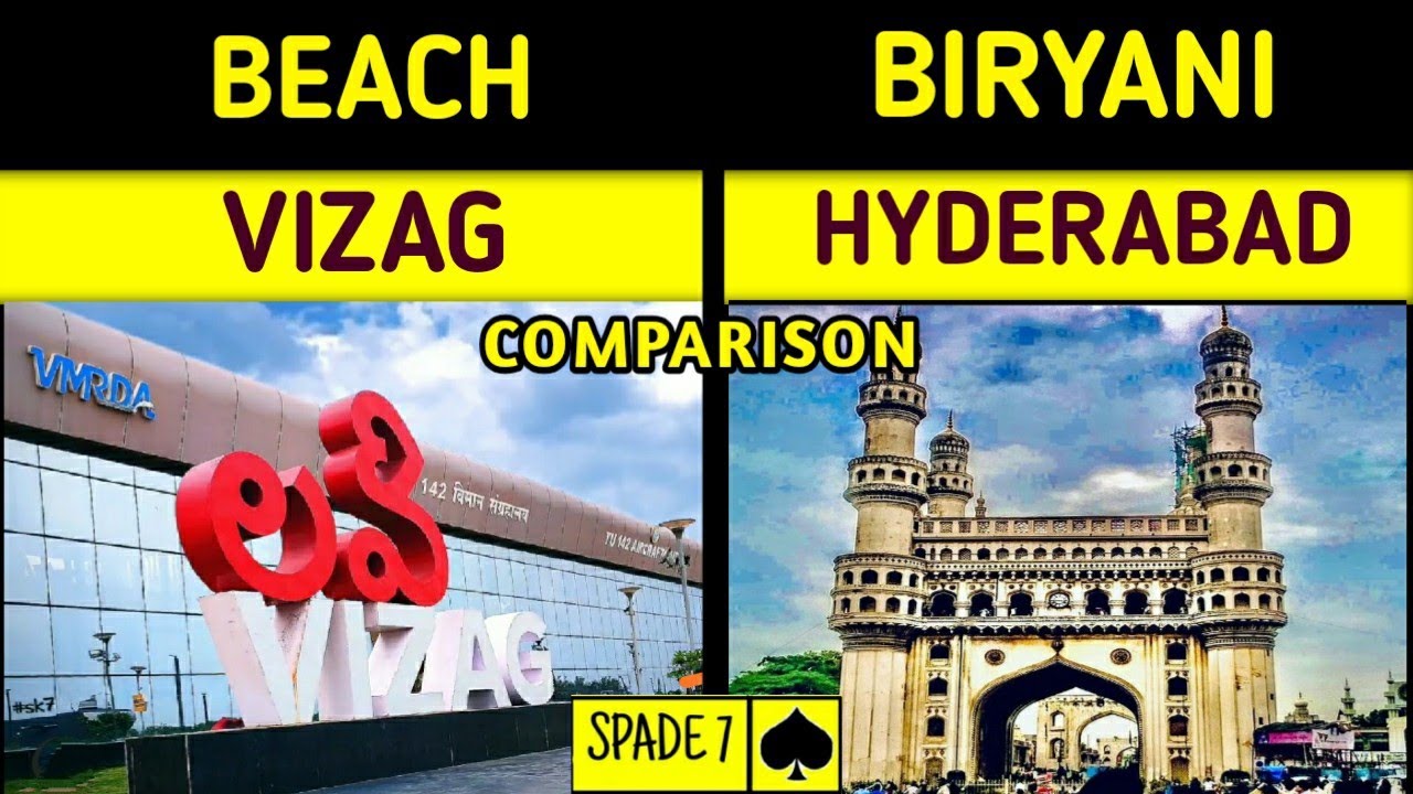 Hyderabad-Vizag Comparison | Top Intresting and Amazing Facts in Telugu (తెలుగులో) | #Spade7