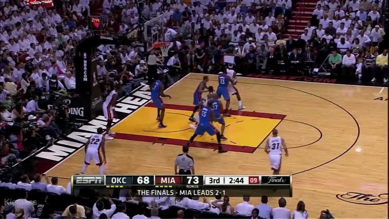 Lebron James 26 pts,12 Aast, 9 reb vs OKC (Full Highlights) (2012 NBA Finals GM4)