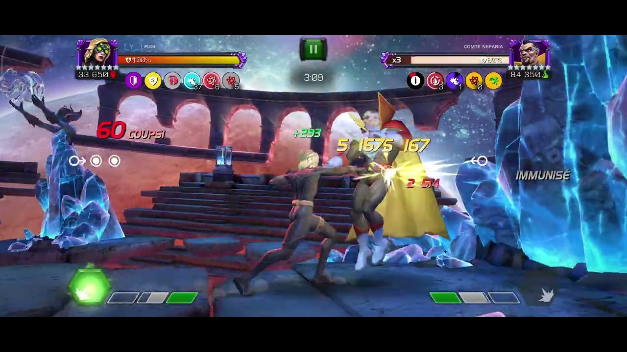 The safetyest option for making pts against Nefaria | Coliseum Mcoc