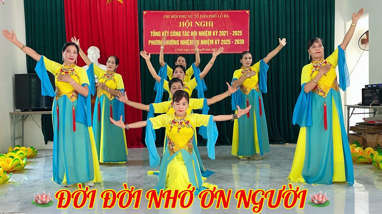 Gia Điệu Múa-Đời Đời Nhớ Ơn Người.Do CLB Văn Nghệ Tổ Dân Phố Lỗ Hà Biểu Diễn,