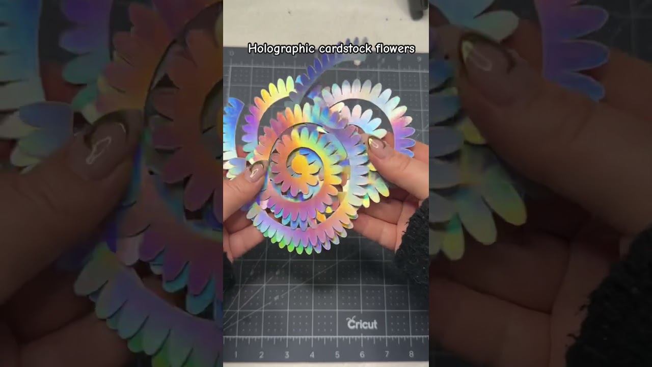 DIY CRICUT FLOWERS #cricut #cricutdiy #cricutmade #paperflower #papercraft #cardstock #paperart