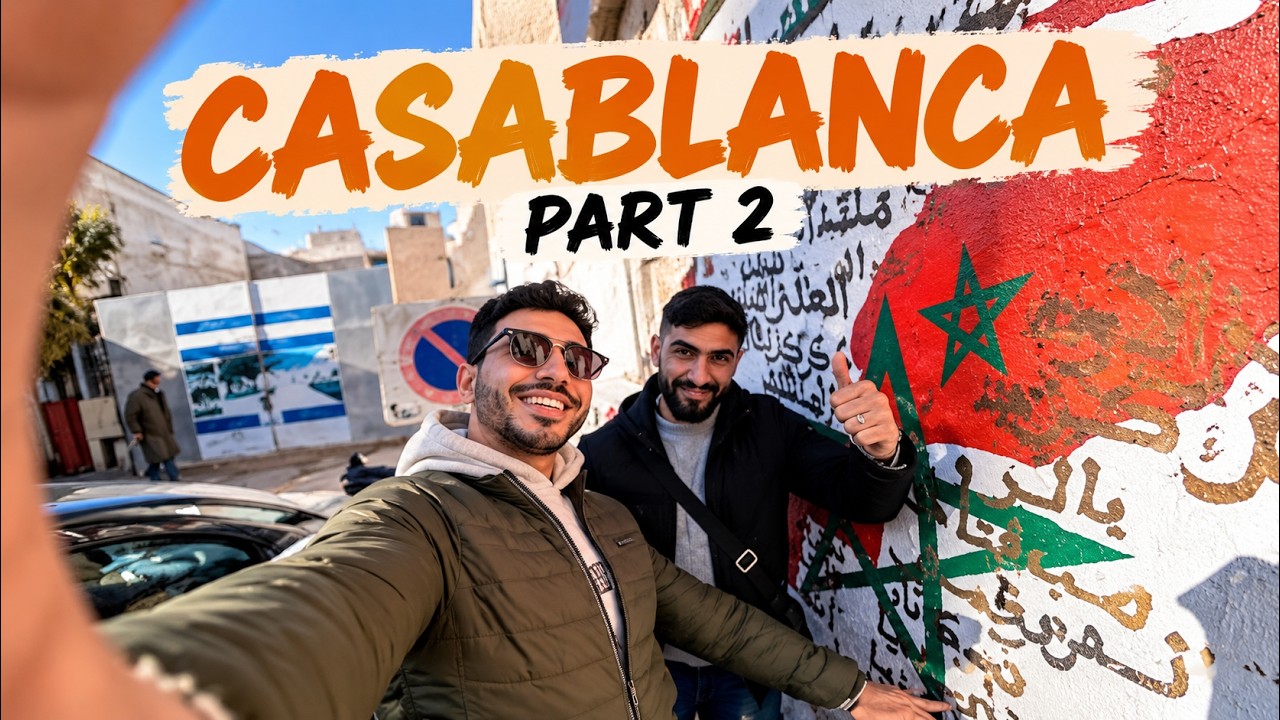 Casablanca vlog - part 2 #darija #moroccanarabic #casablanca
