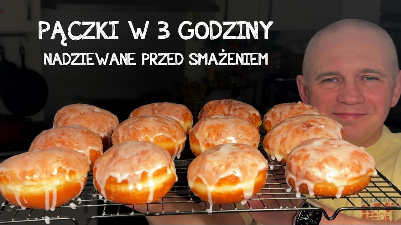 Jak zrobić pączki w 3 godziny, nadziane przed smażeniem, ale lepsze niż z cukierni?