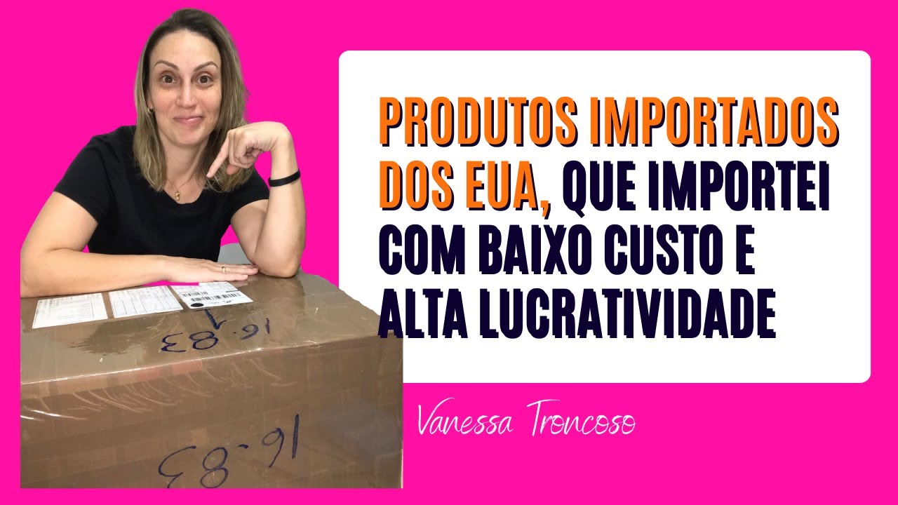 Mais produtos que importei dos Eua pra revender aqui no Brasil
