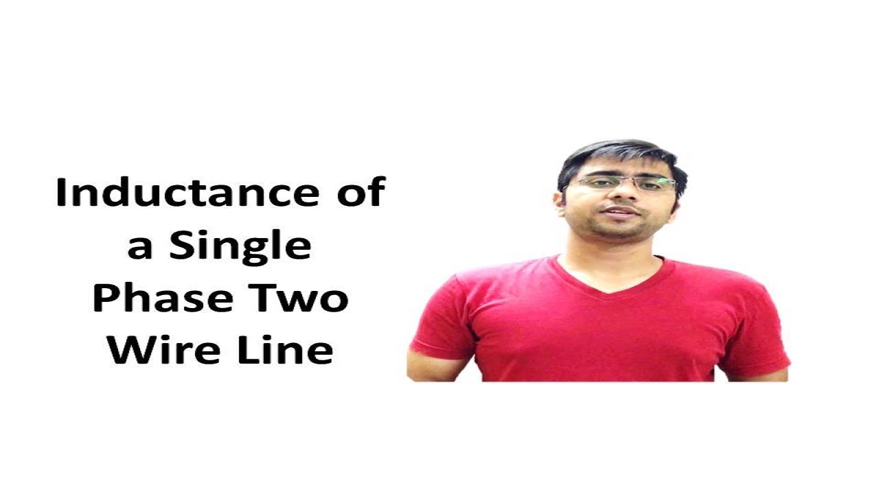 22. Inductance of a single phase two wire line