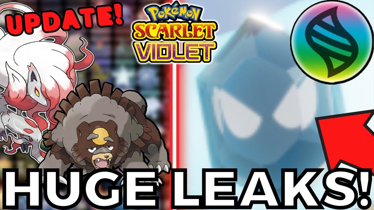 POKEDEX LEAK UPDATE! 3RD LEGENDARY LEAK for Pokemon Scarlet and Violet