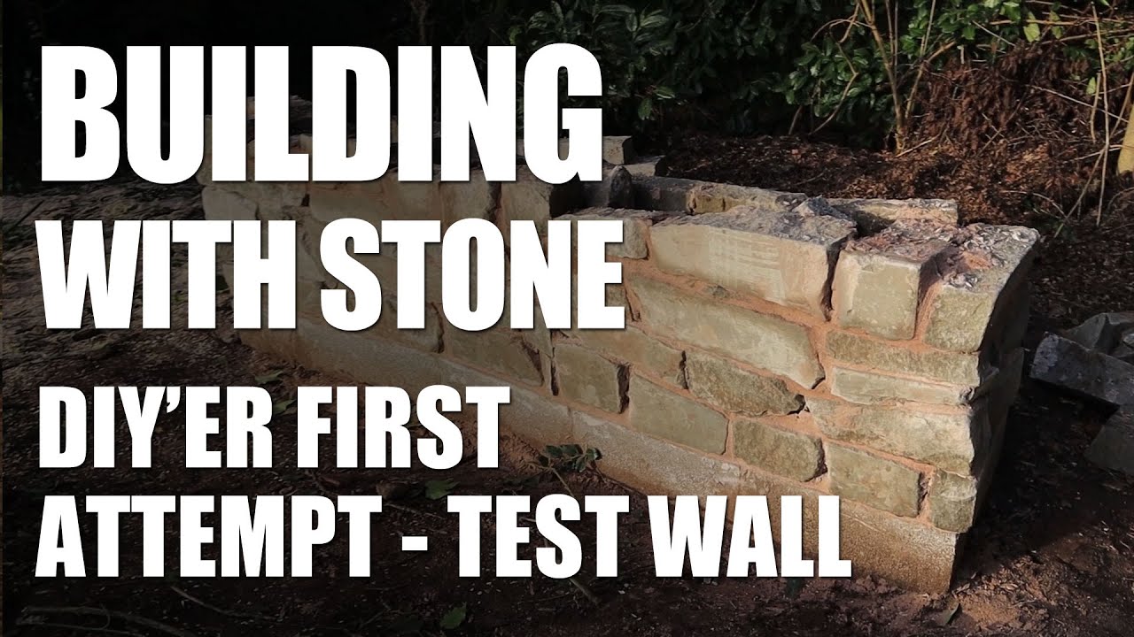 DIY-ER first attempt at building with stone
