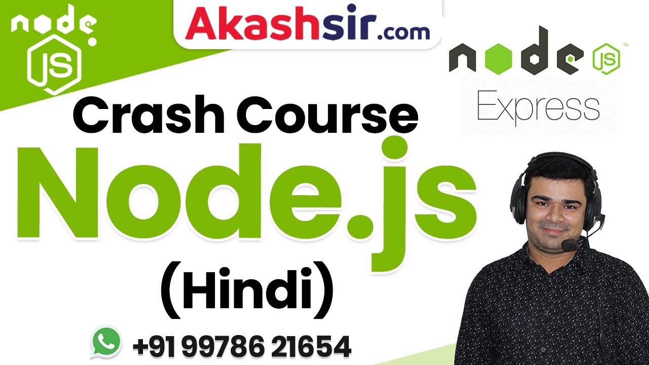 Node JS Express JS Crash Course - Hindi