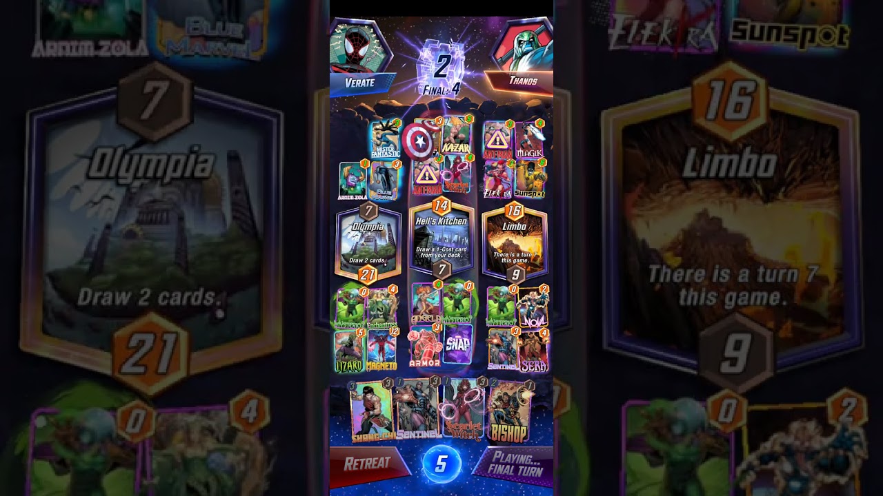 Destruction on Turn 6 with Killmonger| MARVEL SNAP