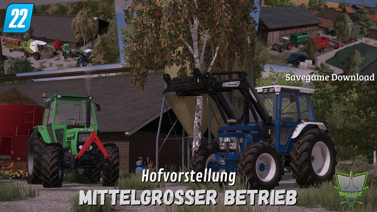 FS 22|LS 22|Mittelgro&szlig;er Milch- und Schweinebetrieb an der Ostseek&uuml;ste|Hofvorstellung|Download [HD]