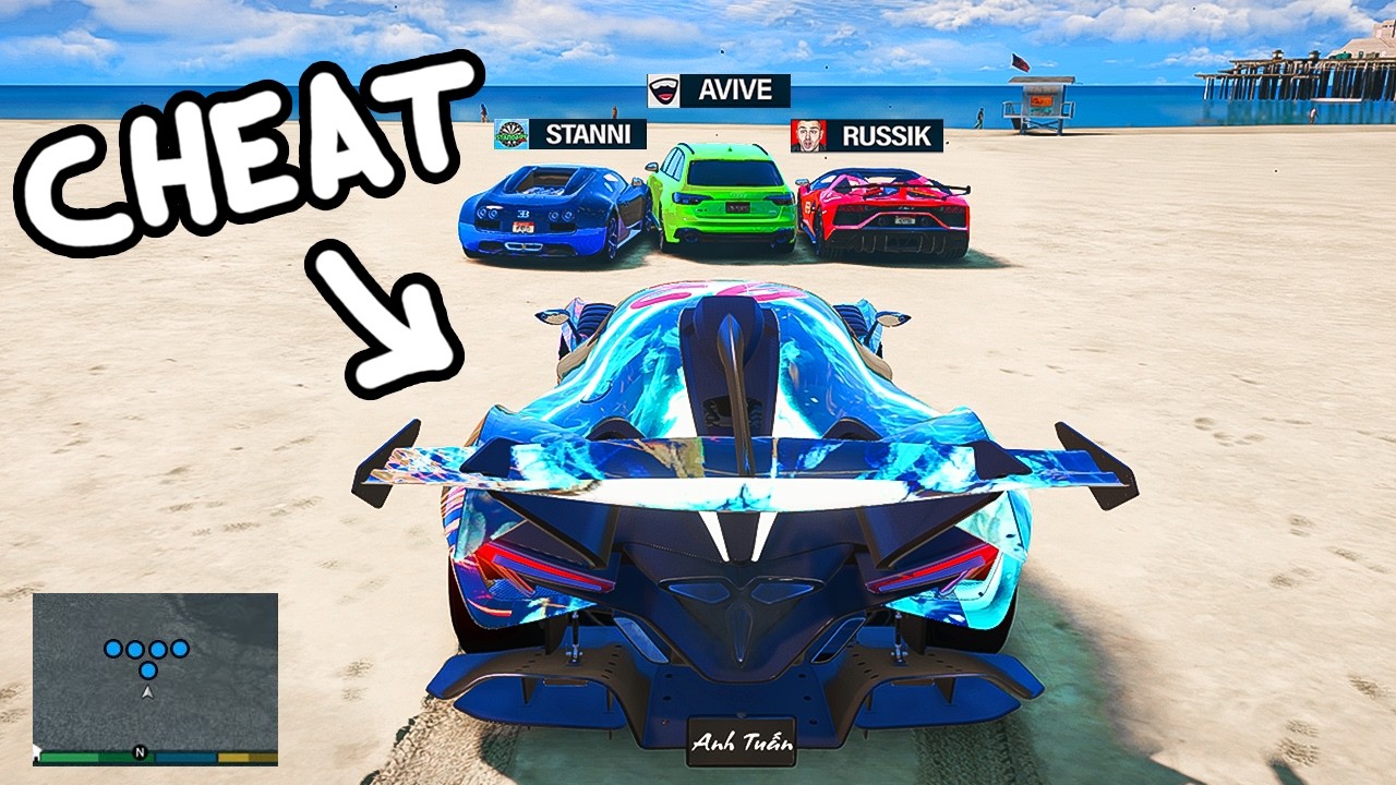 Ich PRANKE 6 YOUTUBER mit HACKER AUTOS in GTA 5! 😂