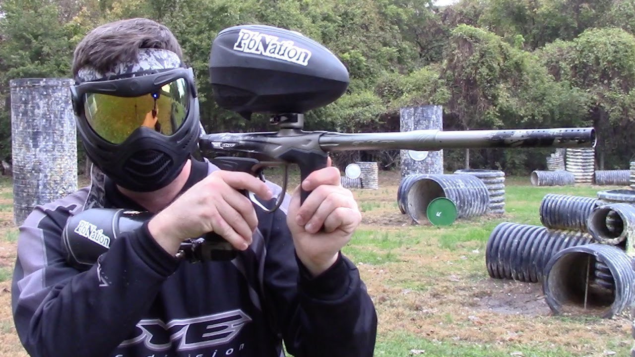 New Dye M3+ Paintball Marker - Unboxing and Shooting Video!
