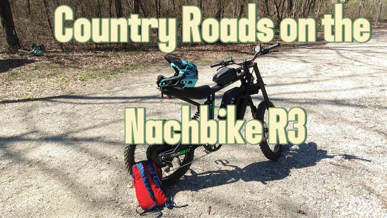 Nachbike R3 on the Ozarks back roads.  #nachbike #ebikes #electricbikeride #electricbike #ozarks