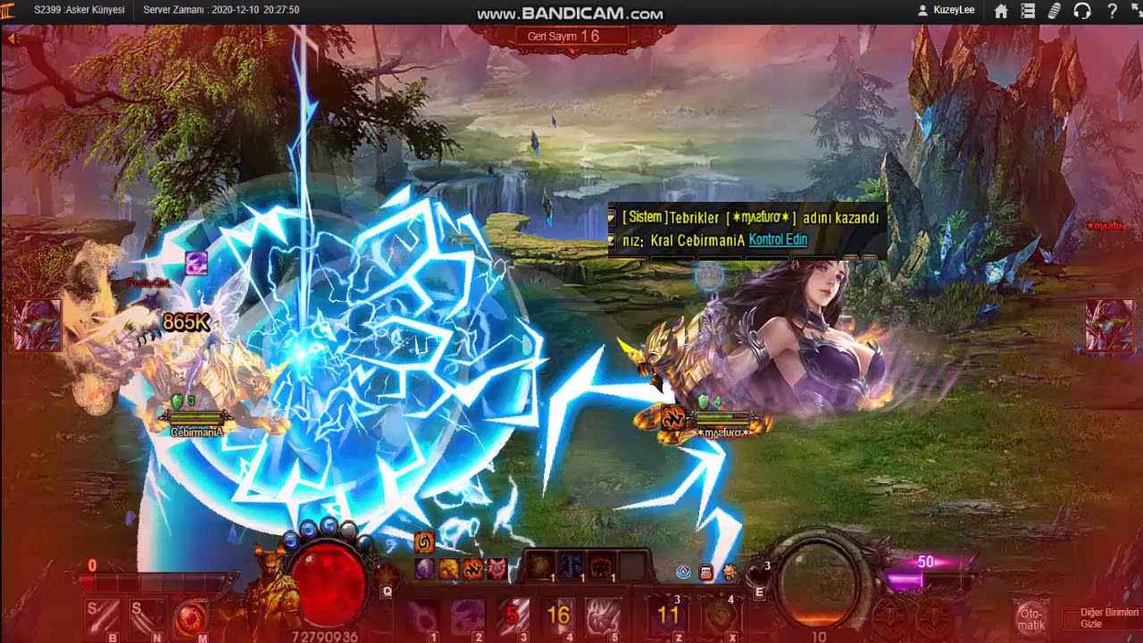 Legend Online ( T&uuml;rkiye ) CebirmaniA Ares Savaşı ( Yerlen Bir Seyahat )