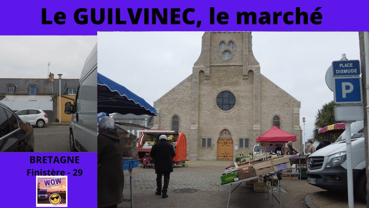 #BRETAGNE : Le #Guilvinec , le marché ( BRUT )