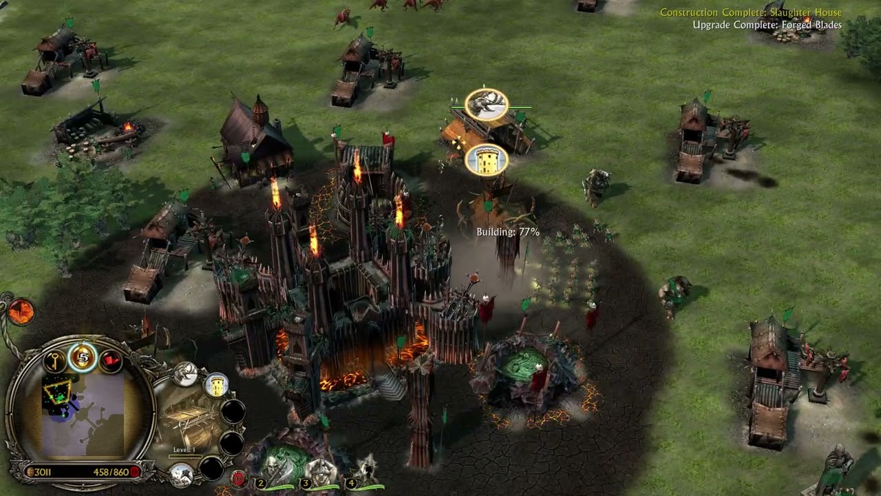 SAURONS IN MIDDLE?? - BFME 2 - MORDOR - 1V3 - BRUTAL