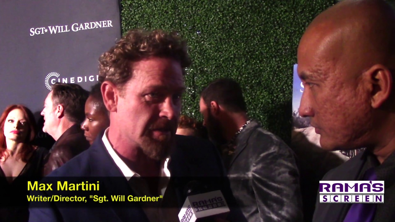 My Interview with Writer/Director/Actor Max Martini at 'SGT. WILL GARDNER' Premiere