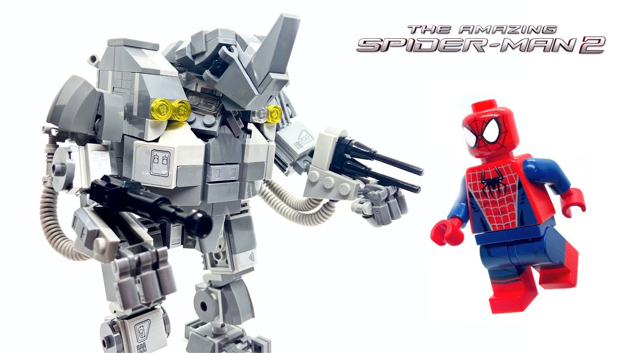 LEGO The Amazing Spider-man vs Rhino MOC