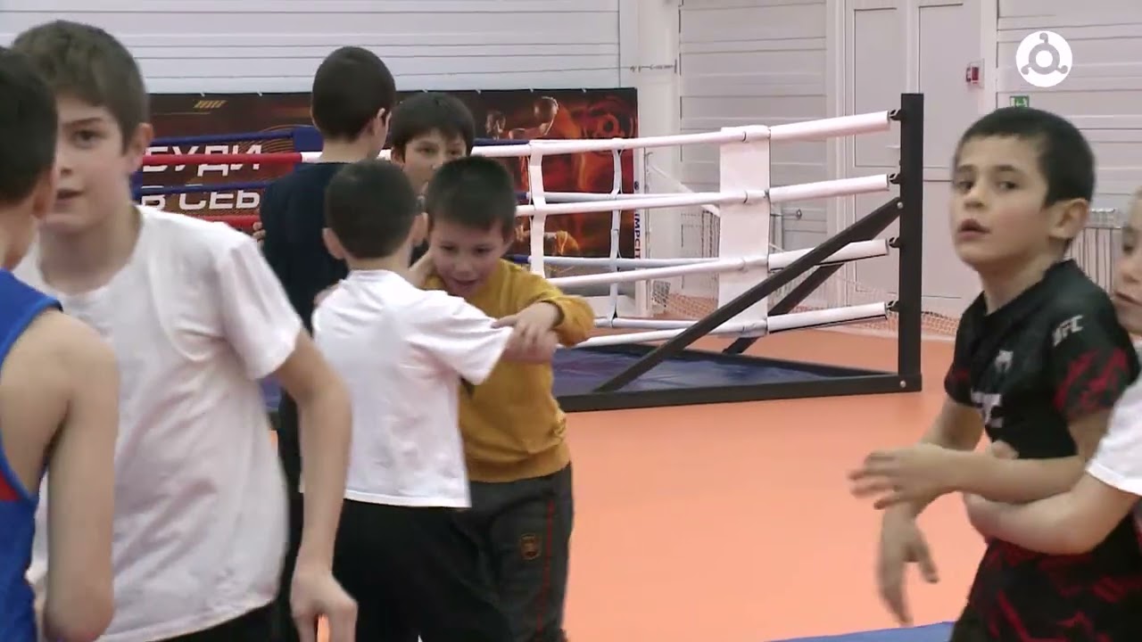 Спортивная Ингушетия. Тренировка по вольной борьке в ФОКе с.п. Барсуки