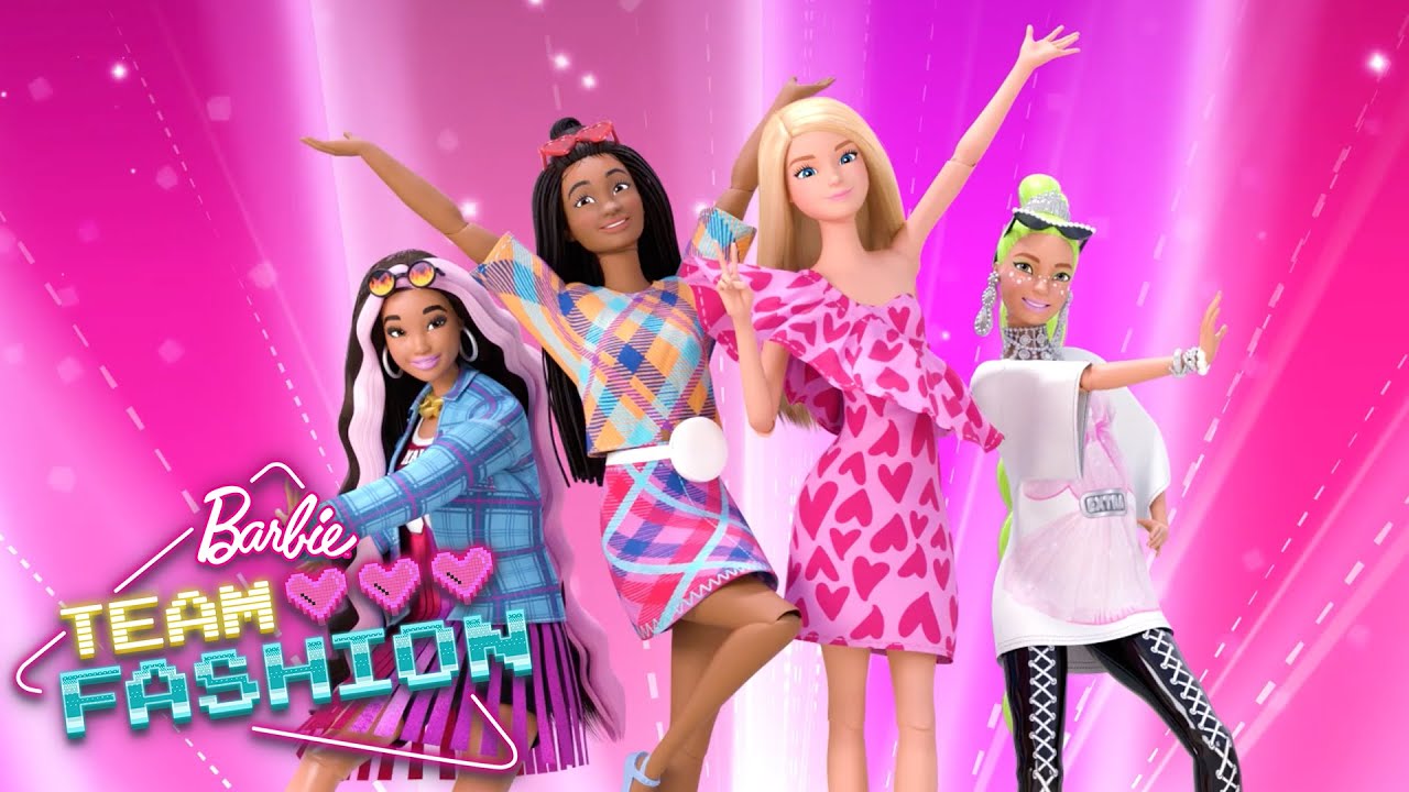 Barbie Team Fashion 💄 💋 👠 | FULL EPISODES 1-4