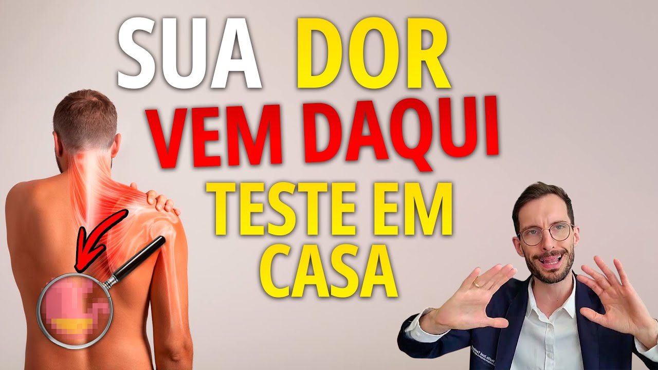 Dor no pescoço Ombro e Trapézio causada por problemas no estômago - Teste em casa