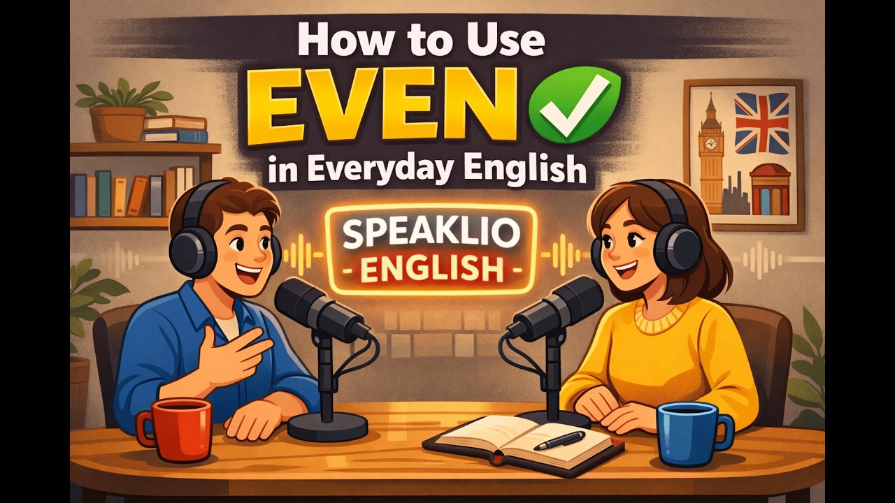 How to Use EVEN in Everyday English | Easy Conversations for Beginners (A1–B2)