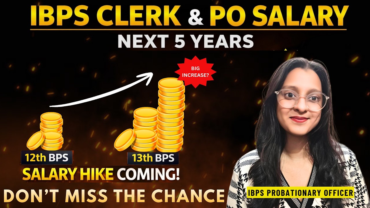 IBPS Clerk & IBPS PO Salary in NEXT 5 YEARS? #banking #ibps
