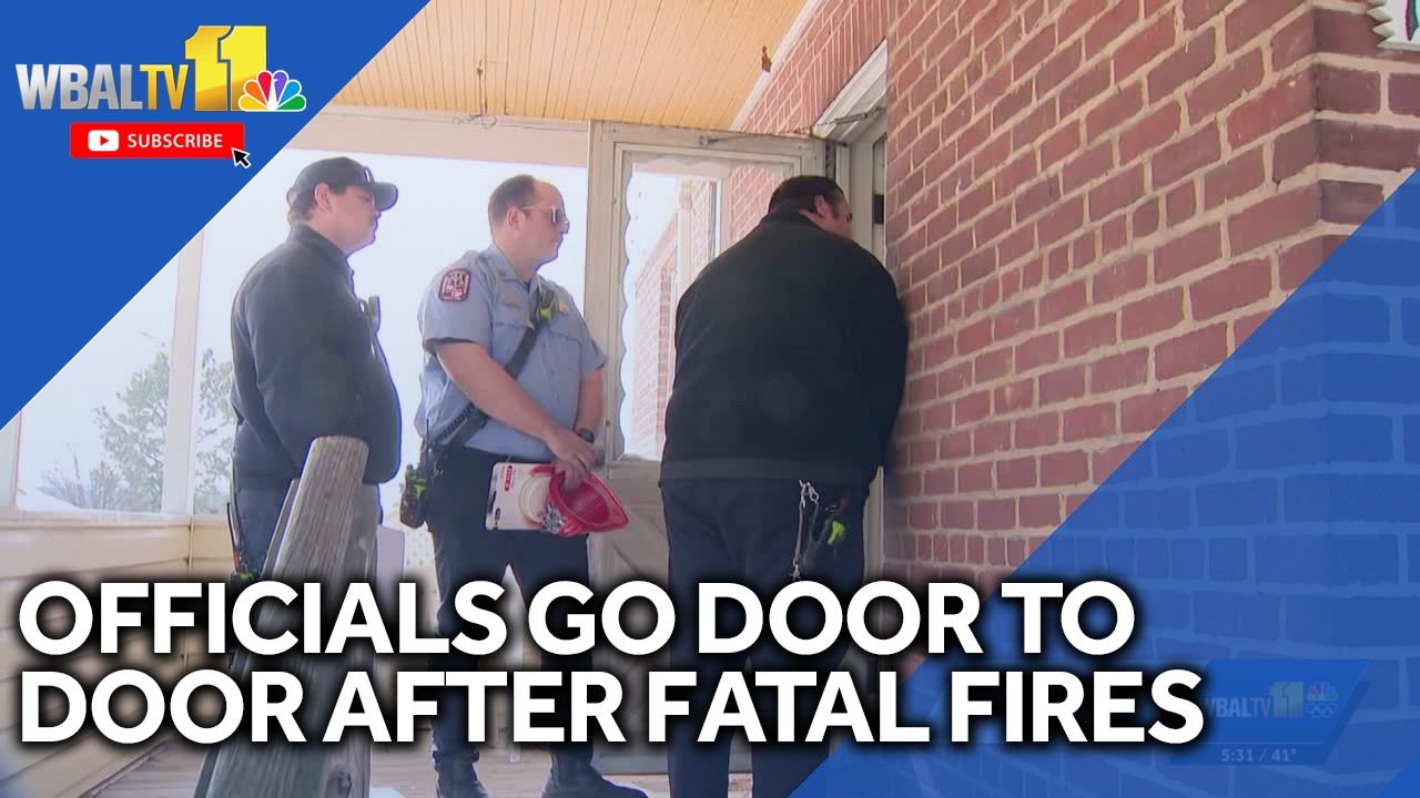 Emergency responders go door to door amid string of fatal fires
