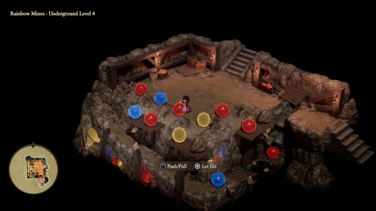 Rainbow Mines Colored Rocks Puzzle Solution | Dragon Quest 7 Reimagined
