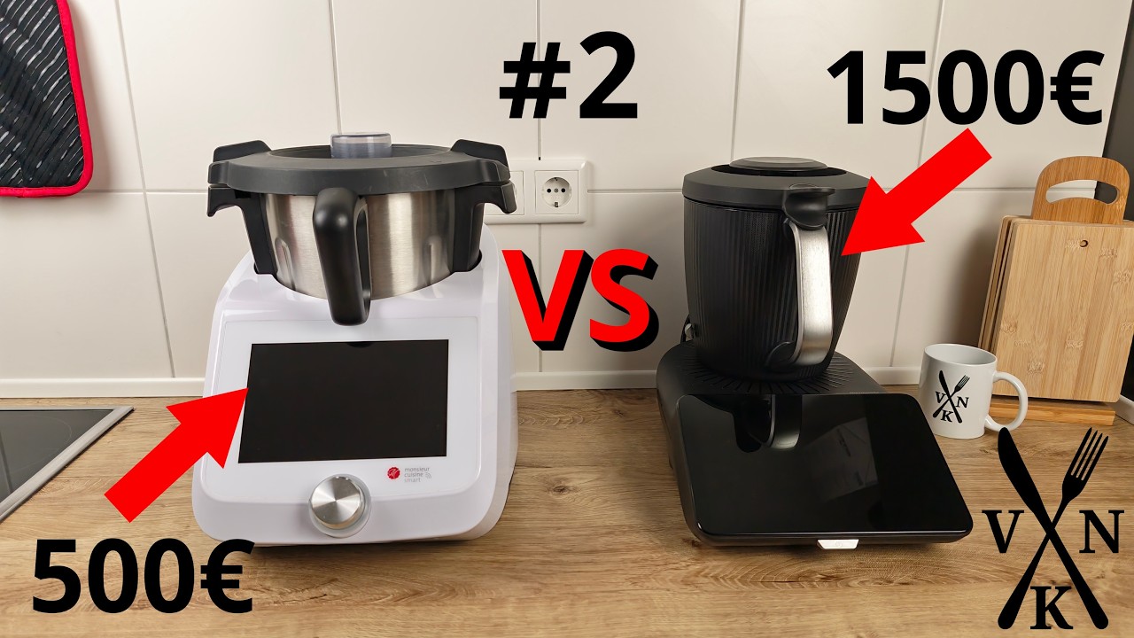 Monsieur Cuisine Smart (500€) vs Thermomix TM7 (1500€): Ist der neue TM7 den Aufpreis wert? Teil 2