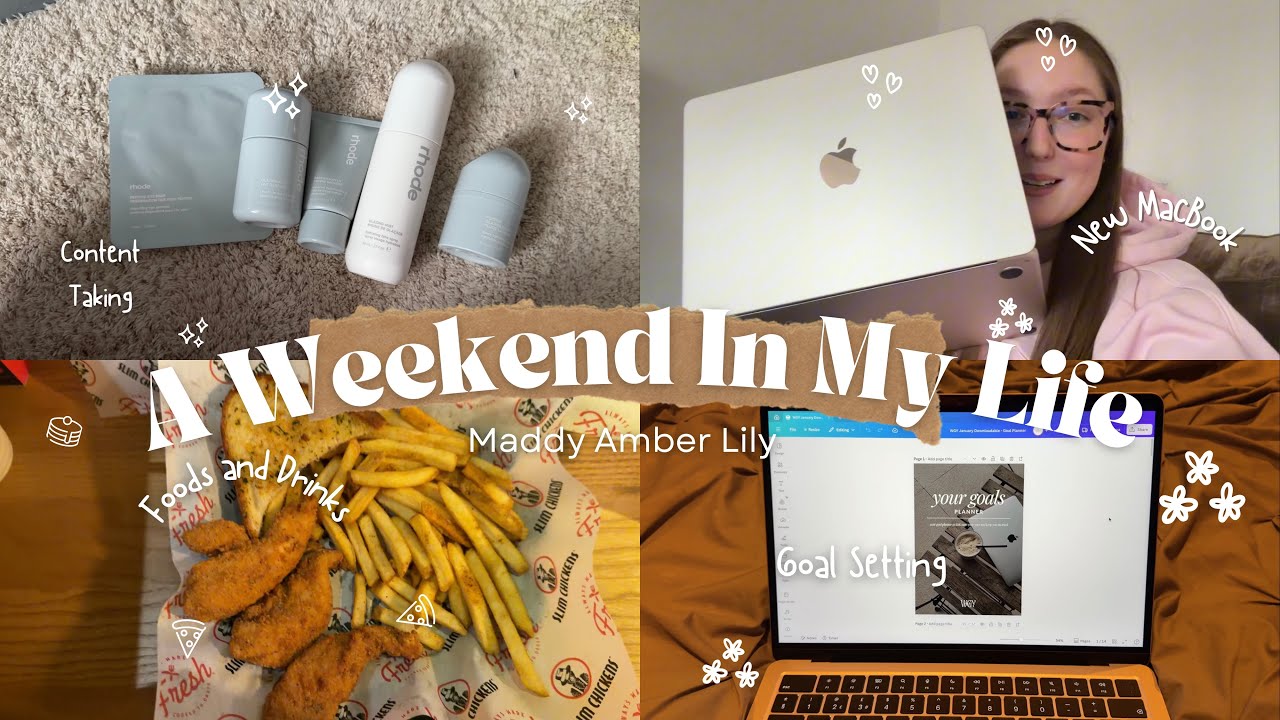 FIRST VLOG - CONTENT TAKING & NEW MACBOOK | MADDY AMBER LILY