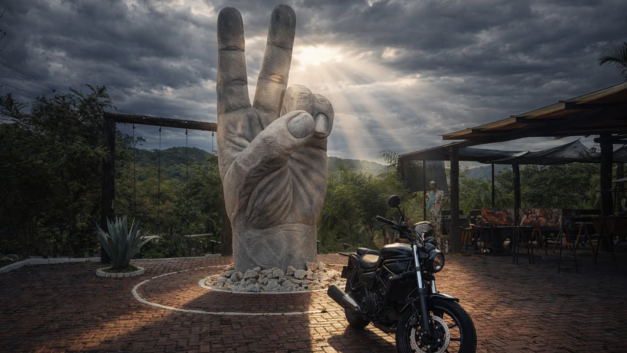 PASSEIO DE MOTO AT&Eacute; O MONUMENTO ROTA BIKER 19 EM SALES&Oacute;POLIS 4K