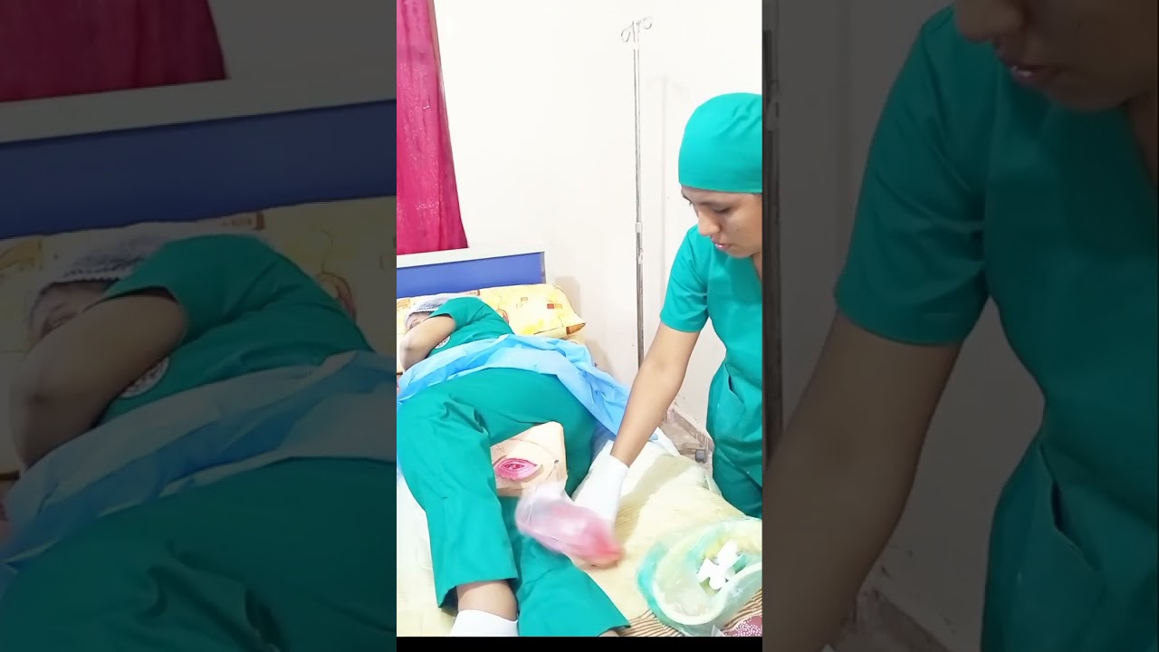 colocación de sonda rectal
