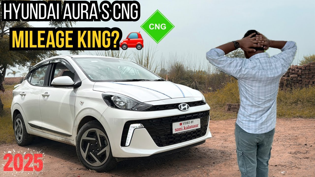 🔥 Hyundai Aura S CNG🚗 – Sabse Best CNG Car 2025? Full Details!