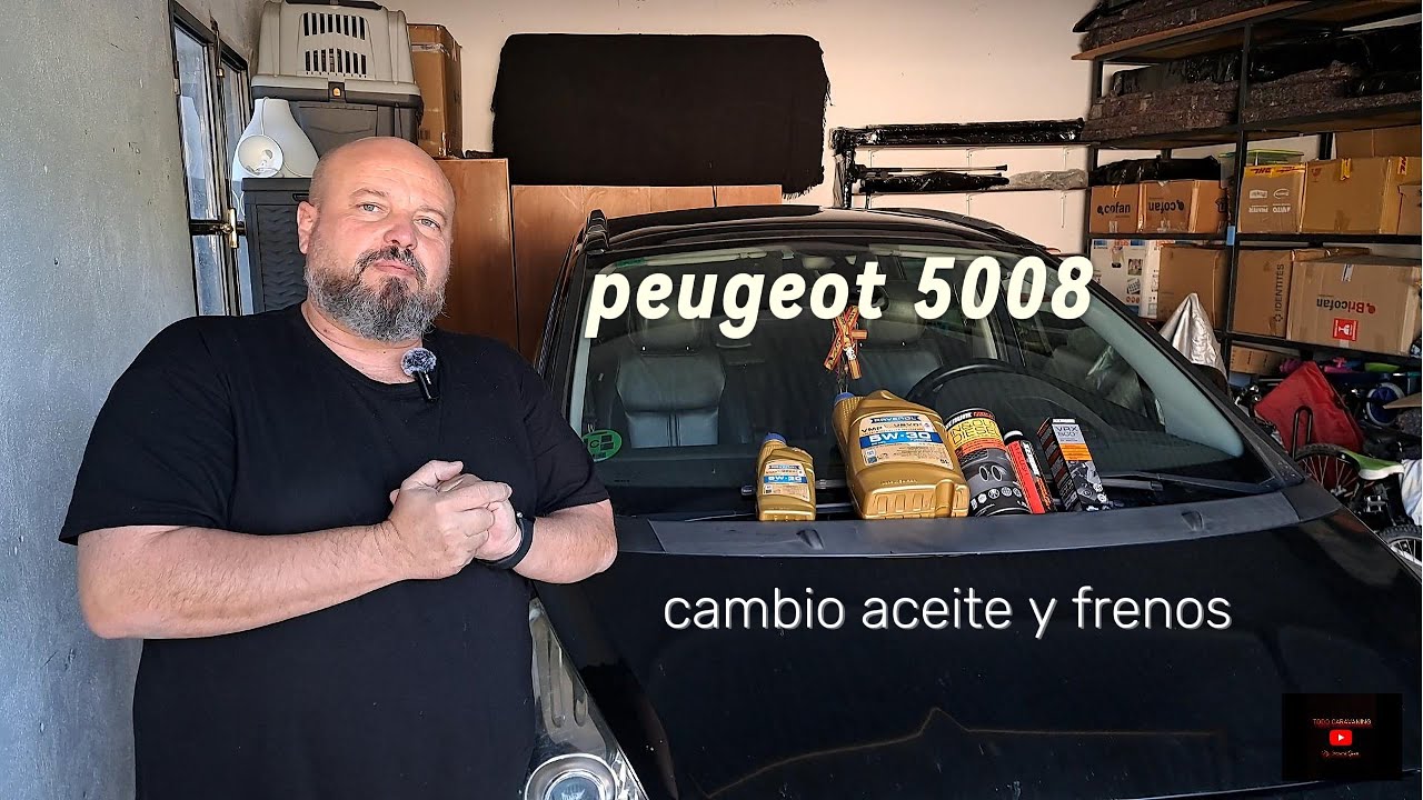 Cambiamos aceites,filtros, discos y pastillas al Peugeot 5008 2.0 HDI, RAVENOL, XENUM, TRW, PURFLUX