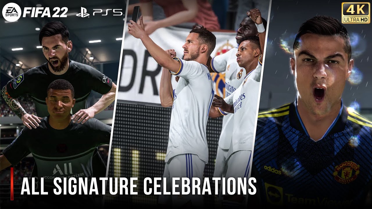 FIFA 22 | All Signature Celebrations | PS5&trade; 4K 60FPS