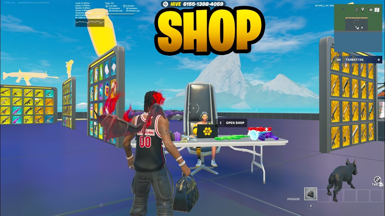 🔴 *NEW* SHOP in 1v1 with every gun