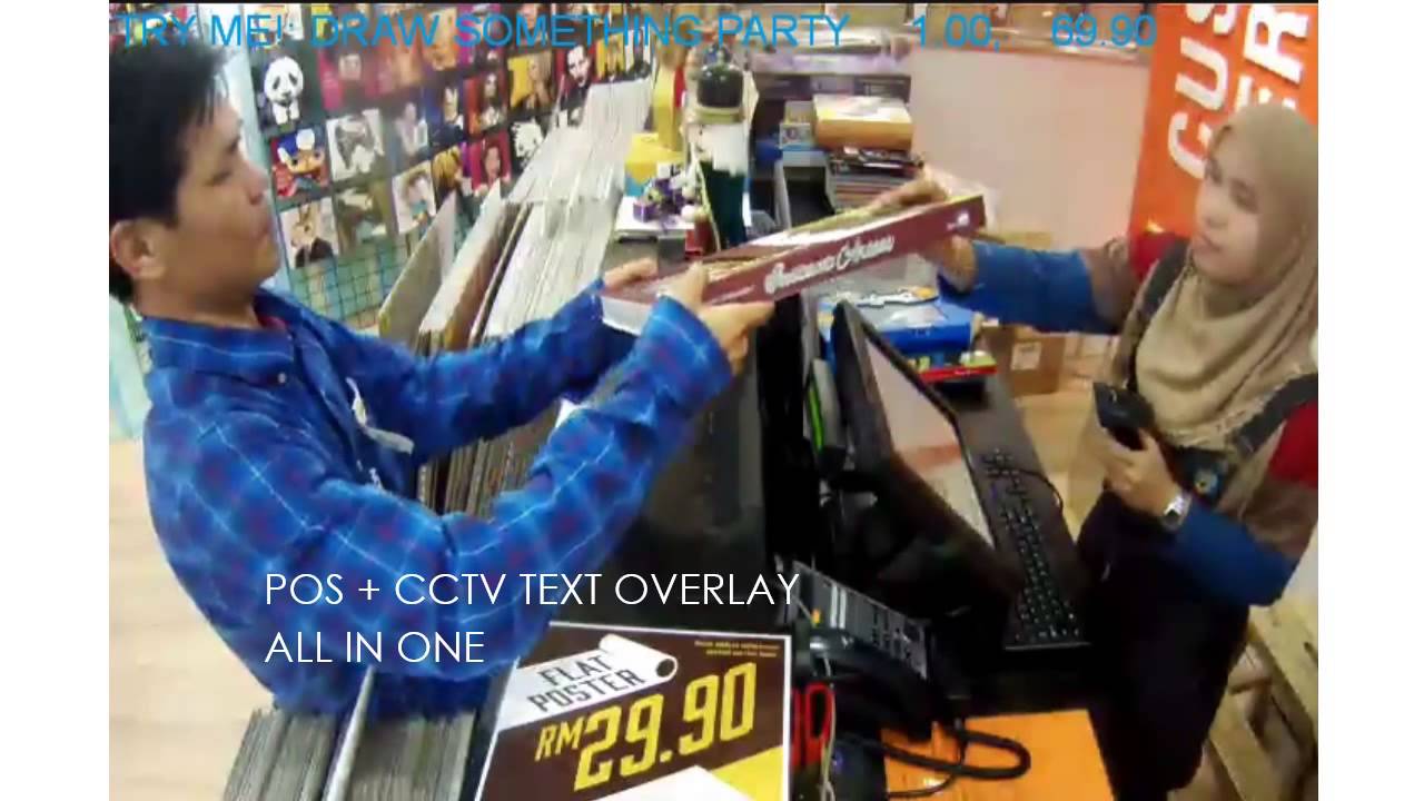 POS System with integrated CCTV and Backend playback