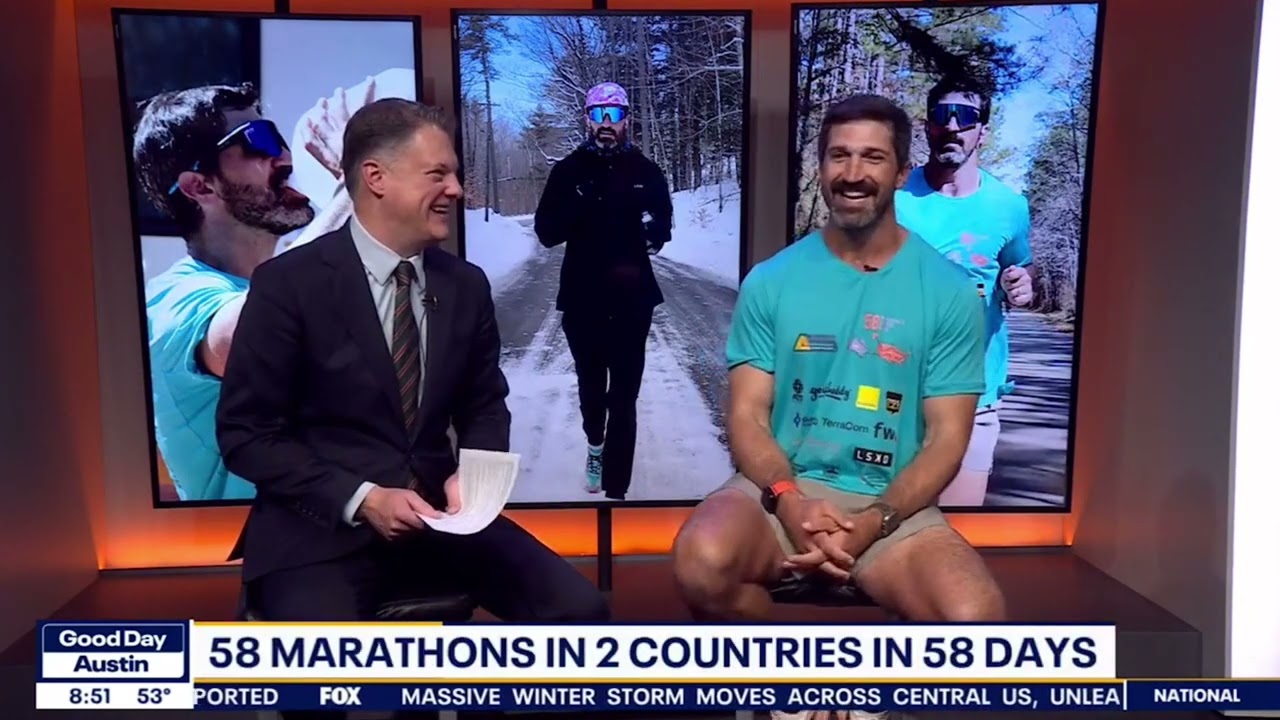 58 marathons in 58 days for mental health support